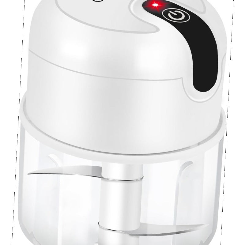 EASYSPEED Electric Food Processor & Meat Grinder - 1-Cup Mini Chopper with USB-Powered Motor, 304 Blades, Operation, Compact Design with Digital Display-like Interface, Safety Lock & One-Touch Operation for Garlic, Onion, Ginger, Chili, Meat - Portable