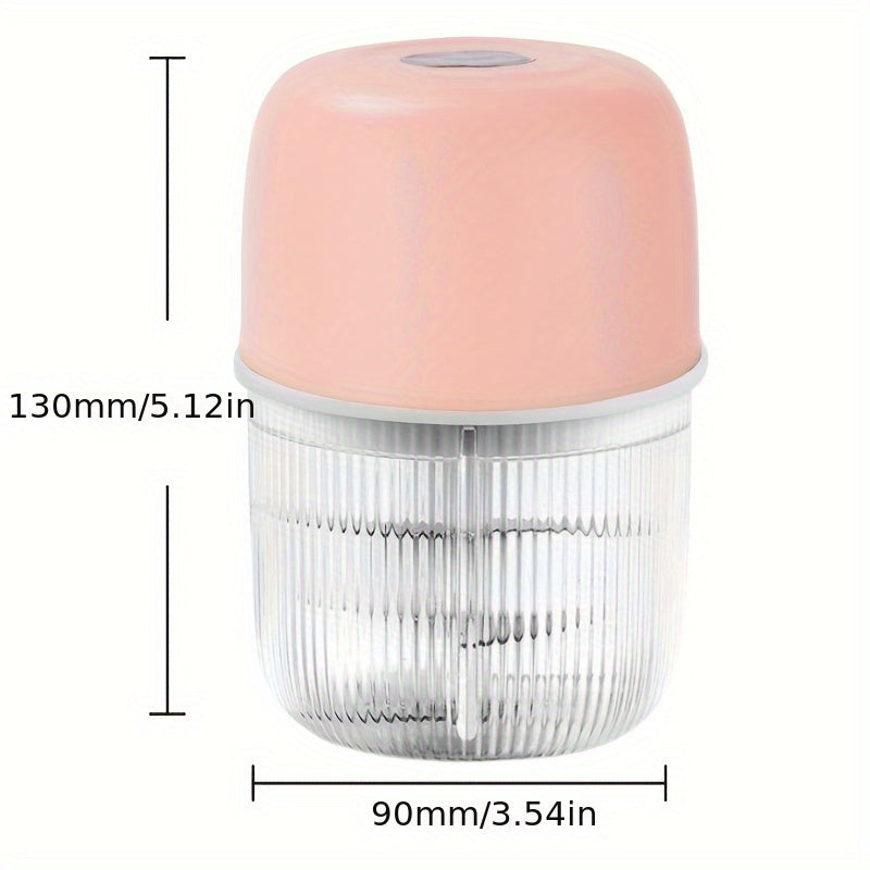 11.8oz! Electric Mini Garlic Chopper USB Meat Grinder Garlic Masher Durable Ginger And Vegetable Crusher Kitchenware