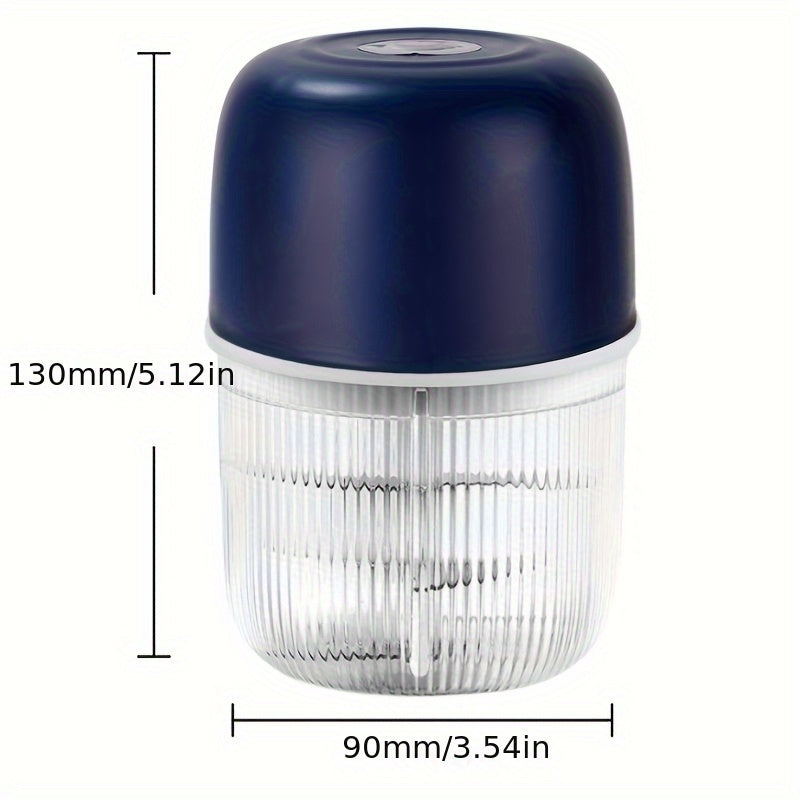 11.8oz! Electric Mini Garlic Chopper USB Meat Grinder Garlic Masher Durable Ginger And Vegetable Crusher Kitchenware