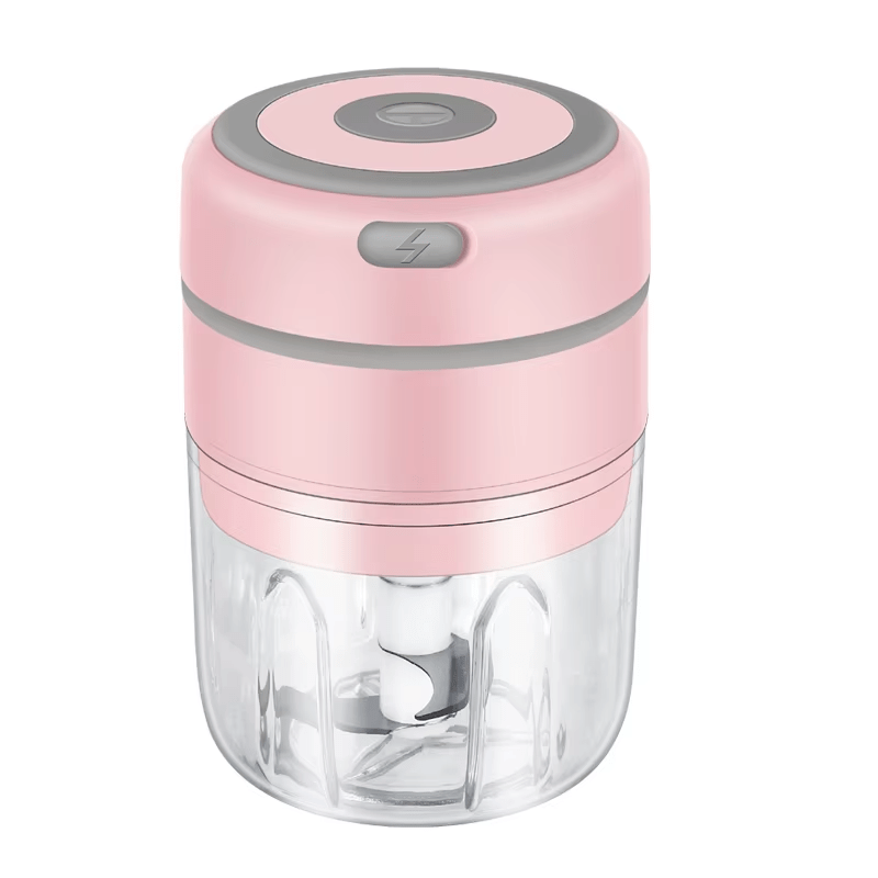 USB charging electric mini crusher mixer grinder chopper, easy to use, small portable chopper, electric food processor. Suitable for onions, garlic, chill, spices