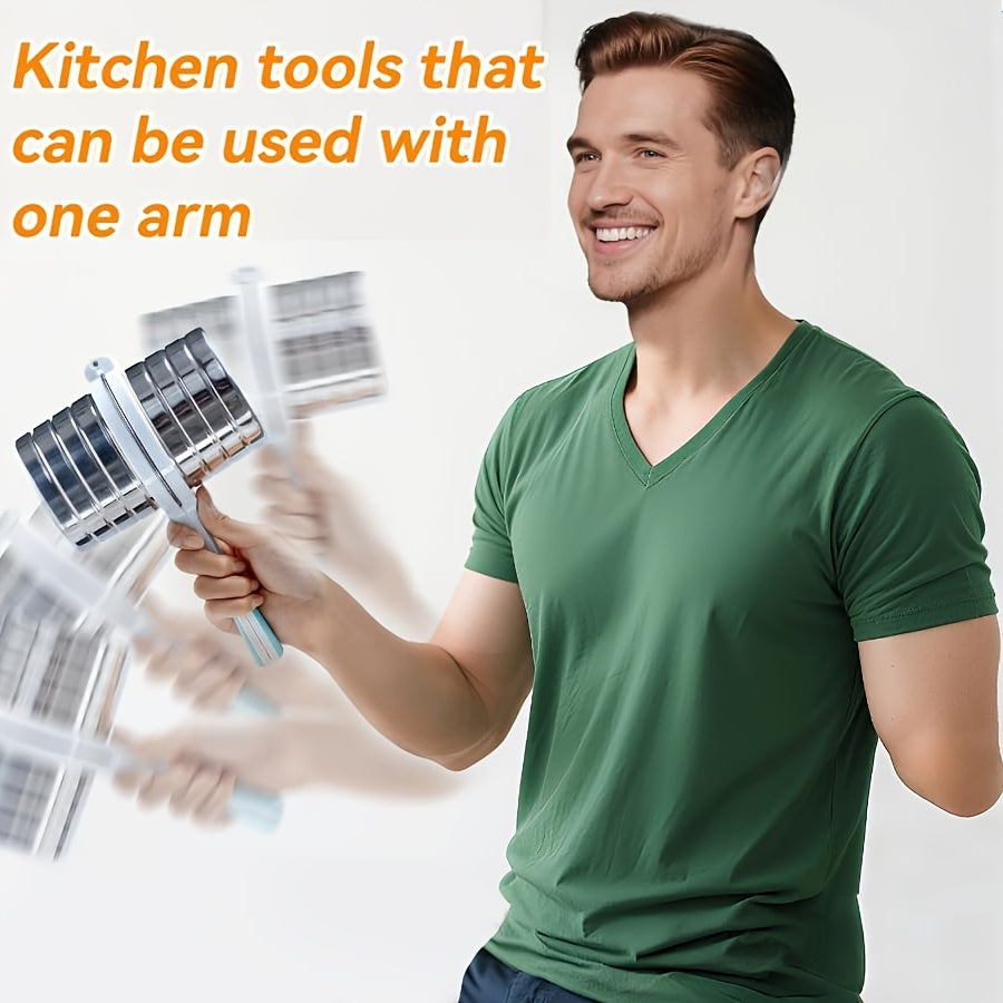 Heavy-Duty Electric Garlic Press & Peeler with One-Touch Operation - Heavy-Duty Steel Construction, Quick Clean, Compact Design with Stable Base - Automatic Peeling & Crushing for Kitchen, Restaurant, Home - Easy-Clean, Garlic Maker Machine - Ideal for